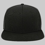OTTO Cool Comfort Polyester Cool Mesh Square Flat Visor "OTTO SNAP" Six Panel Pro Style Snapback Hat
