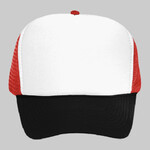 OTTO Polyester Foam Front Five Panel High Crown Mesh Back Trucker Hat
