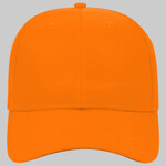 OTTO CAP 6 Panel Pro Neon Polyester Twill Baseball Cap