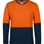JB's HV L/S CREW NECK COTTON T-SHIRT