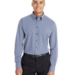 Men's CrownLux Performance® Tonal Mini Check Woven Dress Shirt
