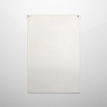 CANVAS LARGE FLAG BLACK ONE SIZE