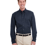 Men's Foundation Cotton Twill Dress Shirt with Teflon