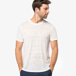 Spasso Crew Neck Linen T-Shirt