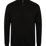 Unisex zip-through cardigan