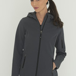 Everyday Hooded Water Repellent Stretch Soft Shell Ladies' Jacket