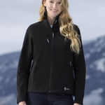 DRYFRAME® STRATA TECH WATER REPELLENT SOFT SHELL LADIES' JACKET.