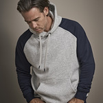 Tee Jays Two Tone Raglan Hooded Sweatshirt