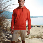 Men's coastal vintage wash loop back hoodie