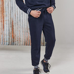 Joggers with striped cuffs