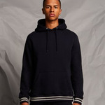 Front Row Unisex Striped Cuff Hoodie
