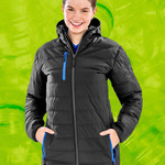 Black Compass Padded Winter Jacket