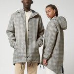 Unisex padded parka tweed jacket (STJU947)
