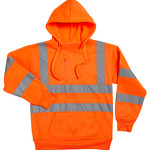 Warrior Hi-Vis Pull On Hoodie